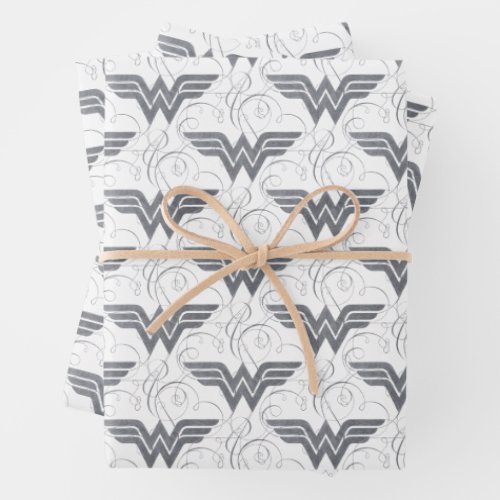 Wonder Woman  Beauty Bliss Logo Wrapping Paper Sheets
