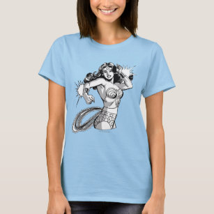 Wonder Woman Black & White Defend T-Shirt