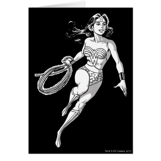 Wonder Woman Black & White Lasso (Front)