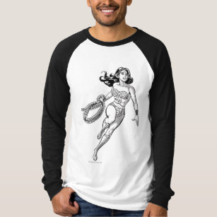 Wonder Woman Black & White Lasso T-Shirt