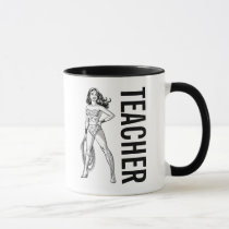 Wonder Woman Black & White Pose Mug