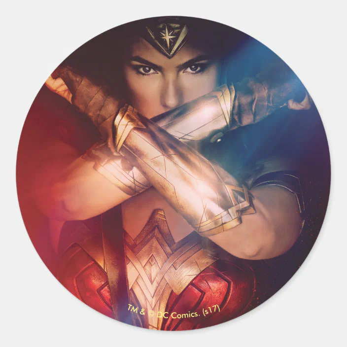 25 DC Comics Wonder Woman  Stickers Party Favors Teacher Supply Gal Gadot 