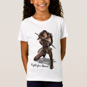 Wonder Woman Blocking With Bracelets T-Shirt
