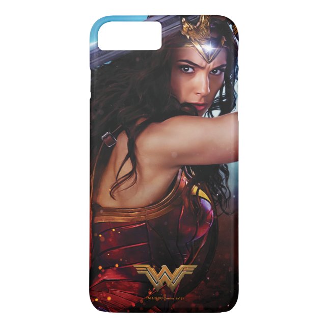 Wonder Woman Blocking With Sword Case-Mate iPhone Case (Back)