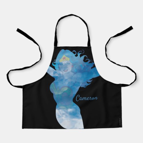 Wonder Woman Blue Sky Silhouette Apron