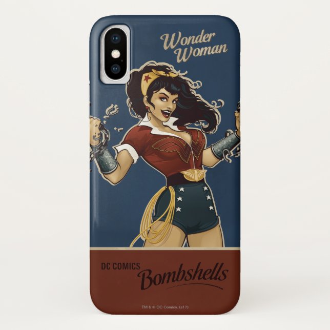 Wonder Woman Bombshell Case-Mate iPhone Case (Back)