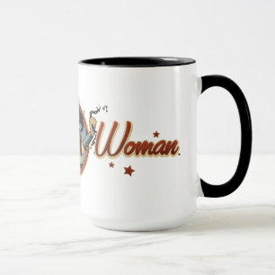 Wonder Woman Bombshell Name Graphic Mug