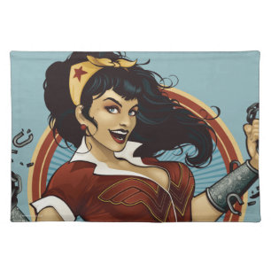Wonder Woman Bombshell Name Graphic Placemat