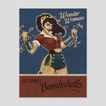 Wonder Woman Bombshell Postcard