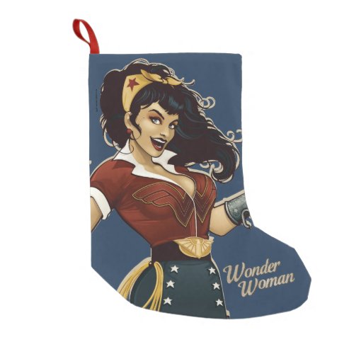 Wonder Woman Bombshell Small Christmas Stocking