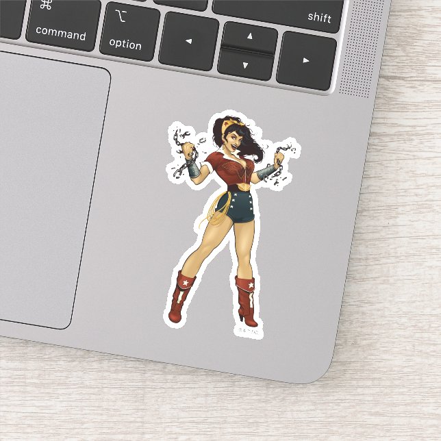 Wonder Woman Bombshell Sticker (Detail)