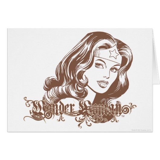 Wonder Woman Brown Cards (Front Horizontal)