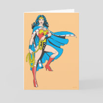 Wonder Woman Cape Card