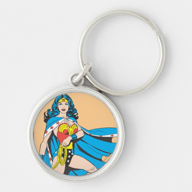 Wonder Woman Cape Keychain (Front)