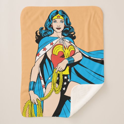 Wonder Woman Cape Sherpa Blanket