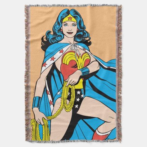 Wonder Woman Cape Throw Blanket