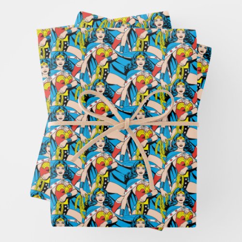 Wonder Woman Cape Wrapping Paper Sheets