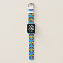 Wonder Woman | Circle & Stars Logo Apple Watch Band