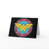 Wonder Woman | Circle & Stars Logo Card