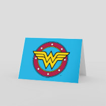 Wonder Woman | Circle & Stars Logo Card