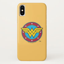 Wonder Woman | Circle & Stars Logo iPhone X Case