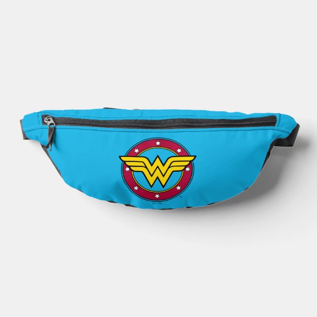 Wonder Woman | Circle & Stars Logo Fanny Pack (Lay Down)