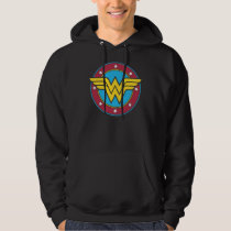 Wonder Woman | Circle & Stars Logo Hoodie