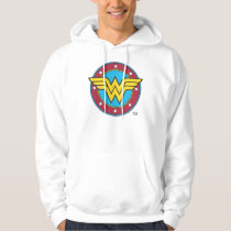 Wonder Woman | Circle & Stars Logo Hoodie