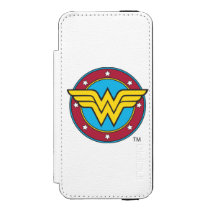 Wonder Woman | Circle & Stars Logo iPhone SE/5/5s Wallet Case
