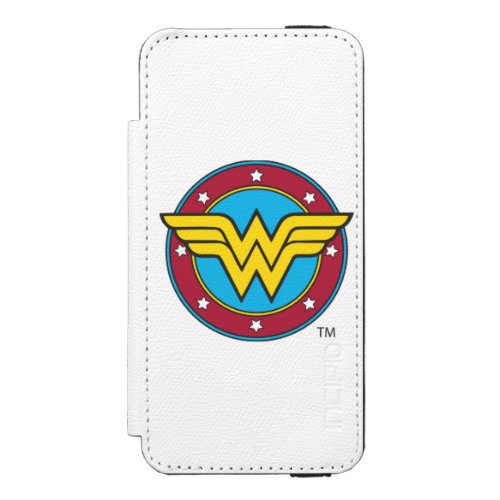 Wonder Woman  Circle  Stars Logo iPhone SE55s Wallet Case