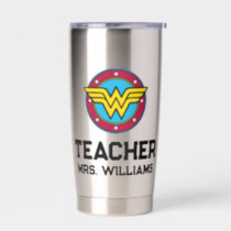 Wonder Woman | Circle & Stars Logo Insulated Tumbler