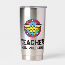 Wonder Woman | Circle & Stars Logo Insulated Tumbler