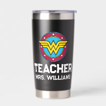 Wonder Woman | Circle & Stars Logo Insulated Tumbler