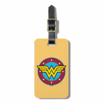 Wonder Woman | Circle & Stars Logo Luggage Tag