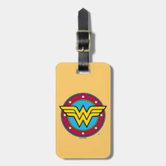 Wonder Woman | Circle & Stars Logo Luggage Tag