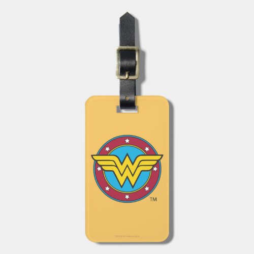 Wonder Woman | Circle & Stars Logo Luggage Tag