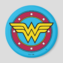 Wonder Woman | Circle & Stars Logo Magnet