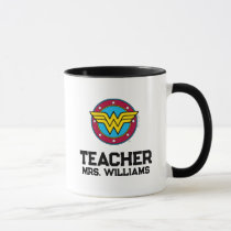 Wonder Woman | Circle & Stars Logo Mug