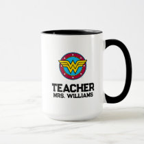 Wonder Woman | Circle & Stars Logo Mug