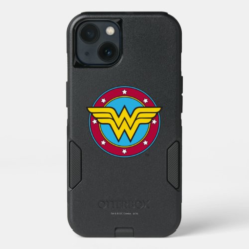 Wonder Woman  Circle  Stars Logo iPhone 13 Case