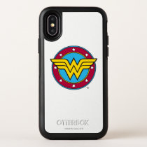 Wonder Woman | Circle & Stars Logo OtterBox Symmetry iPhone X Case