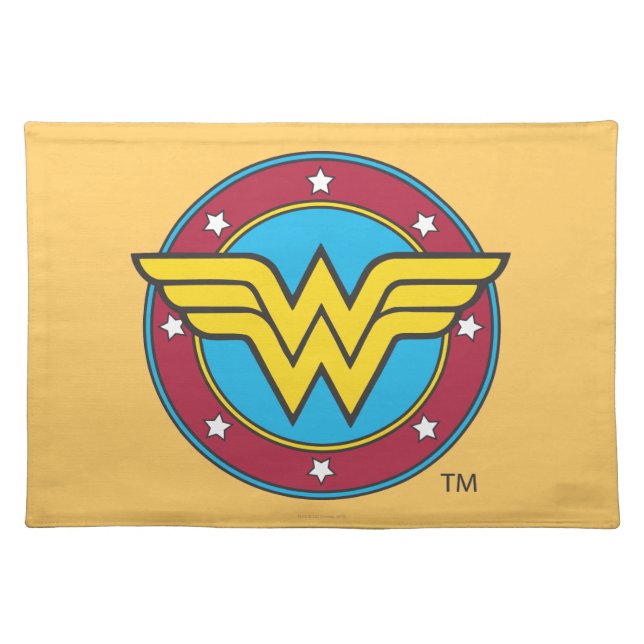 Wonder Woman | Circle & Stars Logo Placemat (Front)