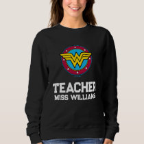 Wonder Woman | Circle & Stars Logo Sweatshirt