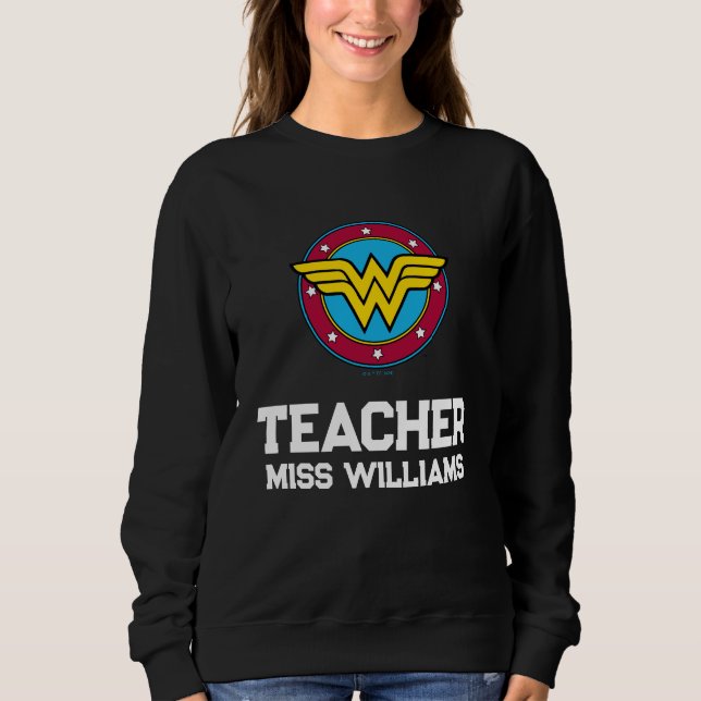 Wonder Woman | Circle & Stars Logo Sweatshirt (Front)