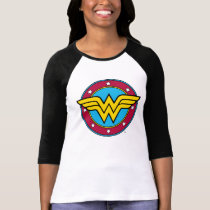 Wonder Woman | Circle & Stars Logo T-Shirt