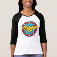 Wonder Woman | Circle & Stars Logo T-Shirt