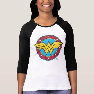 Wonder Woman | Circle & Stars Logo T-Shirt