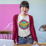 Wonder Woman | Circle &amp; Stars Logo T-shirt at Zazzle