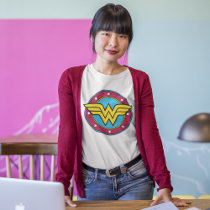 Wonder Woman | Circle & Stars Logo T-Shirt
