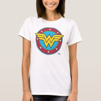 Wonder Woman | Circle & Stars Logo T-Shirt